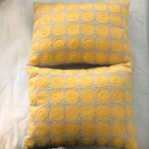 Pottery Barn accent pillows